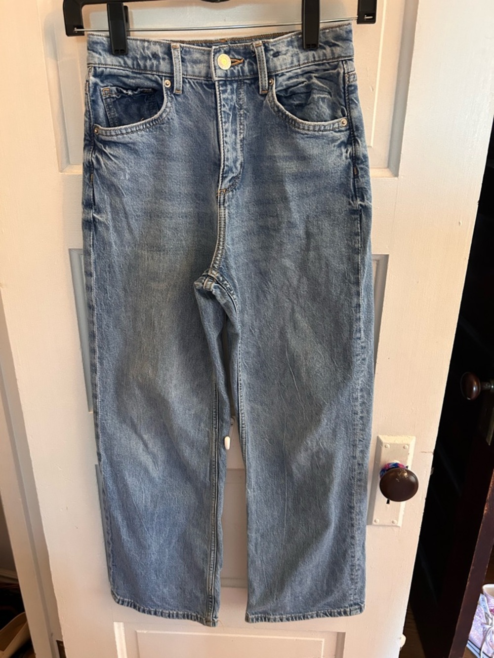 H&M Light Blue Kids' Straight Leg Jeans